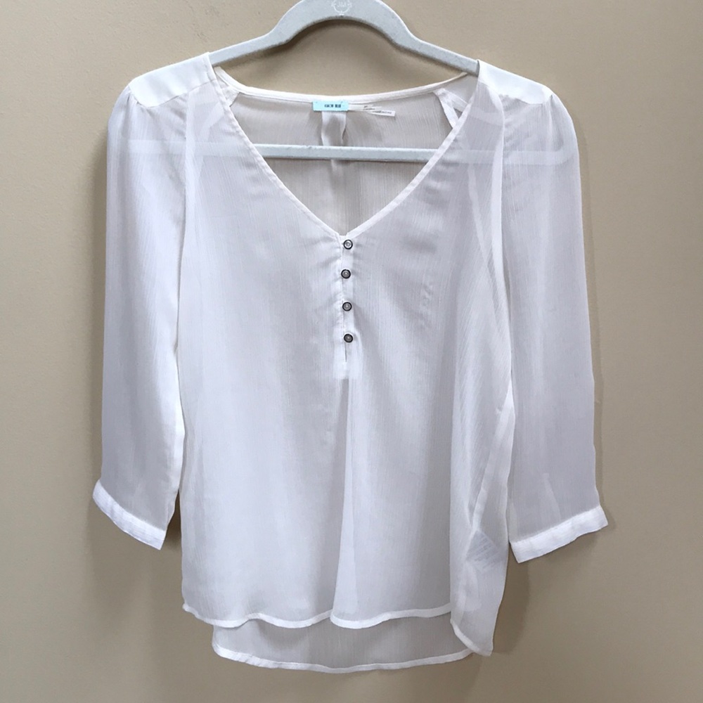 Urban Outfitters Kimchi Blue sheer blouse